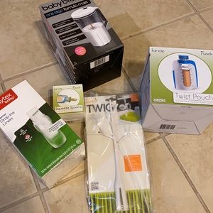 NEW Baby solids, breastmilk bottle, Brezza, Kiinde